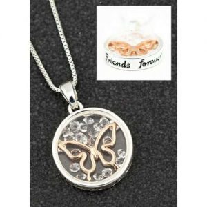 Equilibrium Butterfly Friends Forever Necklace
