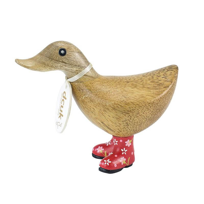 Dcuk red floral boots ducky Dcuk red floral boots ducky