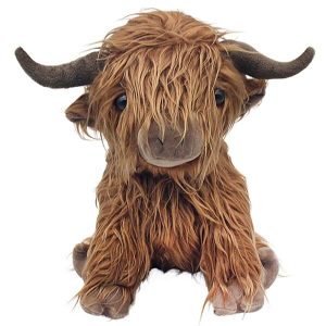 Sitting highland cow doorstop