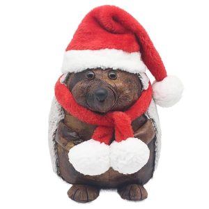 Christmas Hedgehog Doorstop